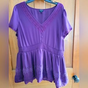 Beautiful Peplum Torrid Shirt